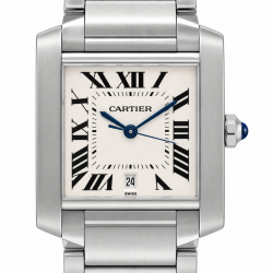 Cartier Tank Large W51002Q3 Stainless Steel Watch